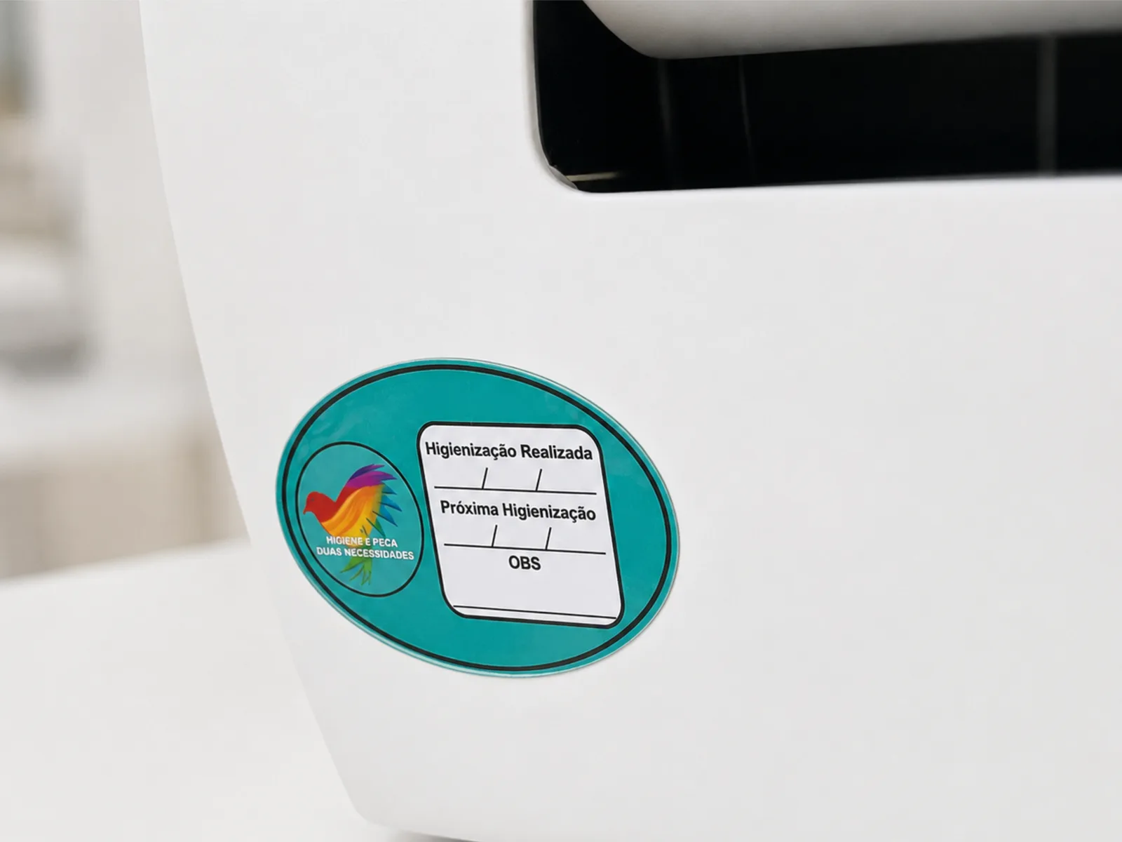 Etiqueta de Vinil Personalizada — produto Adesiva