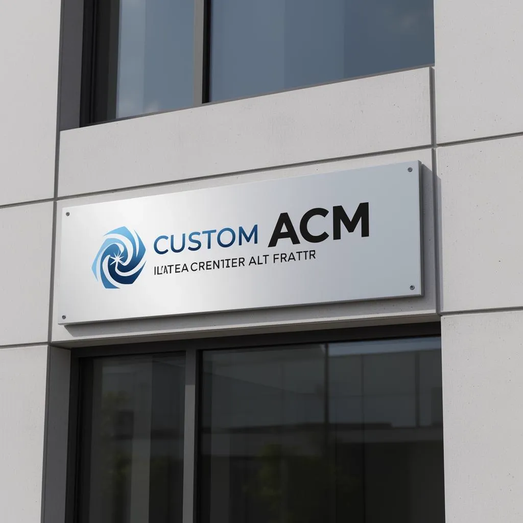 Placa Personalizada em ACM, Acrílico e Inox — foto 2